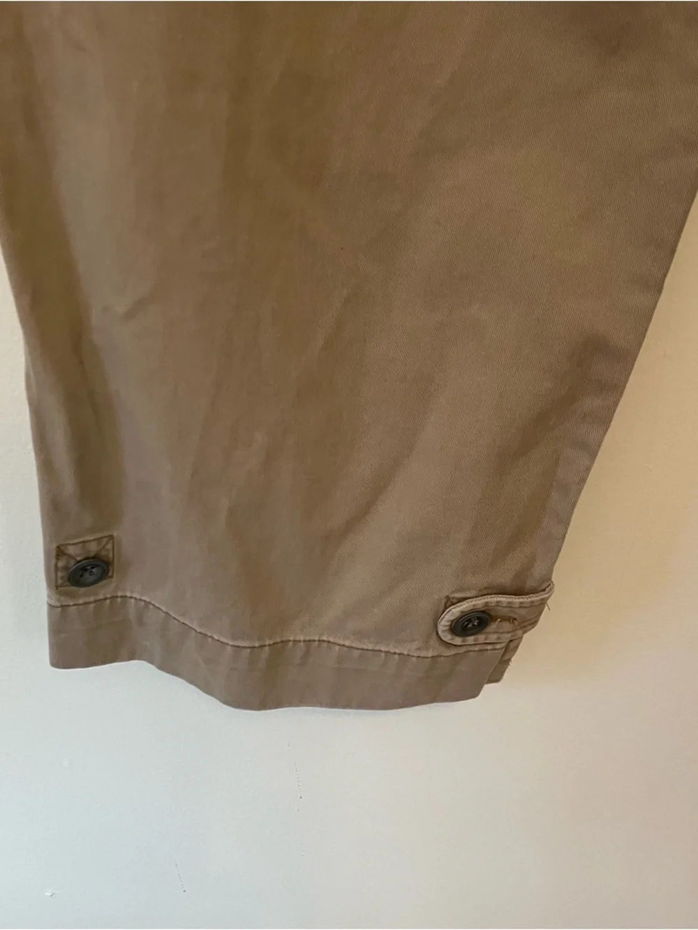 VTG Y2K Polo Ralph Lauren Tan Cargo Pants Polo 67 Chino Size 38x30 90s Read - Picture 6 of 9